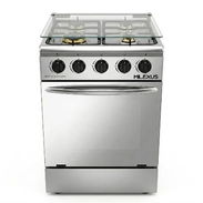 COCINA CON HORNO DE GAS CON 4 QUEMADORES Y 20" PLATEADA - Img 56173788