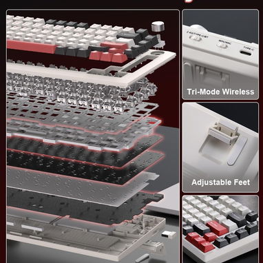 ⌨️Teclado Gaming Mecánico Mikiby Y75 - Img 125590870