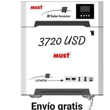 Los mejores Kit de Inversores Híbridos de 6kwh con batería LiFePO4 de 15.36 kwh - Img 124727811