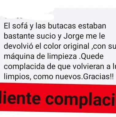 Limpieza de muebles, autos, alfombras y todo lo que desee limpiar que tenga tela , máquina y productos profesionales - Img 99553161