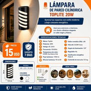 LÁMPARAS DE PARED CILÍNDRICA DE 20W NUEVAS EN CAJA!!! - Img 52940452