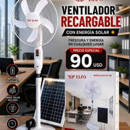 Ventilador recargable con energía solar - Img 56924706