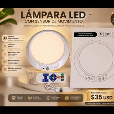 Lámparas Led recargable con sensor de movimiento - 2/2
