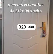 Las linda para su hogar puerta cromada importadas como n sus Marcos y herrajes q espera para su seguridad - Img 50242040