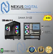 !!💻!! Chasis Gaming SAMA SV-02 + 3 fanes ARGB !!💻!! - Img 48422255