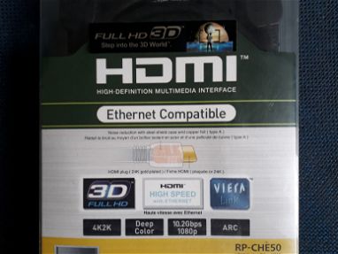 Cable hdmi Panasonic  de 5metro nuevo en caja alta definicion 3D 56590272 - Img main-image