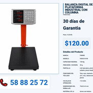 BALANZA DIGITAL DE PLATAFORMA INDUSTRIAL CON COLUMNA VPT-0034 - Img 55991506