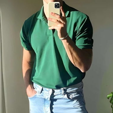 Pulover de cuello , pulover básicos, polos para hombre , ropa de vestir - Img 80883436