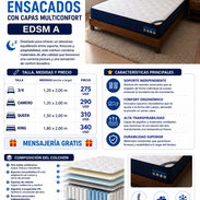 ‼️COLCHON EDSM (A) ‼️🛌 8 Capas 🛌 🚨Calidad Premium - Img 55594439