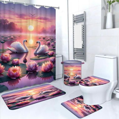 🔖Set de baño de 5 piezas - Img 123068160