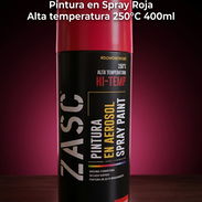 Pintura en aerosol / Spray Roja Alta temperatura 250°C 400ml 5.5 USD - Img 54996181