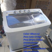 Vendo lavadora marca royal nueva en su caja con un año de garantía y me mensajería incluida en su precio - Img 45541319
