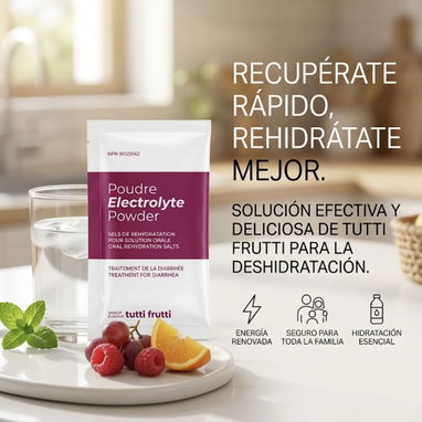 Sales De Rehidratacion Oral Saborizadas y Electrolitos de 1 LT para bebés niños y adultos - 2/3