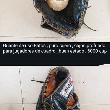 Guantes y mascotin Batos , para zurdos - Img 121110272