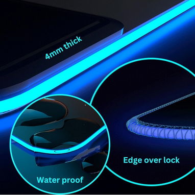 Mousepad de Mouse RGB con carga inalámbrica de 15W 🌐 19.99 USD - 5/10