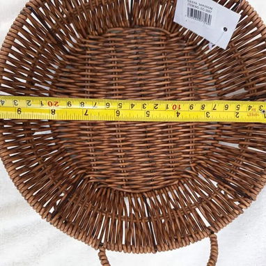 Cesta tipo mimbre redonda(CVV) - 4/5