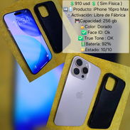 iPhone 16pro Max Sim física venta o cambio x iPhone menor y vuelto - Img 56157819
