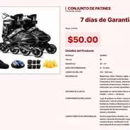 Calidad y seguridad en tu nuevo Conjunto de patines con bolso incluido VPT#-0099 - Img 55434864