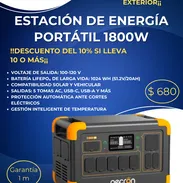 Ofertas de Estaciones de Energía 1800W - Img 58083587
