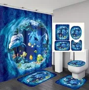 Juegos de set de alfombras con cortina 3D nuevos!!!! - Img 46716599