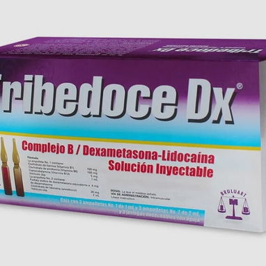 Complejo vitamínico B TRIBEDOCE inyectable B1 B6 y B12 - Img 123269791