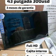 TV Visión de 43 pulgada con cajita interna y soporte de pared - Img 57084261