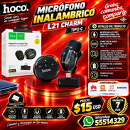 Hoco – Micrófono Inalámbrico L21 Charm, entrega de Factura para su Garantía. Variedad de Artículos de Tecnología y otros - Img 57369578