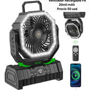 ventilador recargable f6 20,000mAh batería de larga duración. laisla 💯 - Img 56712593
