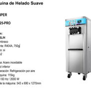 Máquina de frozen de tres tiros de dos sabores y uno mezclado, nueva en caja, con transporte incluído hasta su hogar - Img 57729682