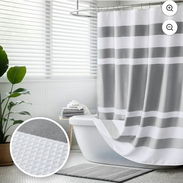 ** Cortinas de Baño de Tela Gruesa - Img 55556390