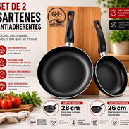 Juego de Sartenes antiadherente (teflon) - Img 55928630