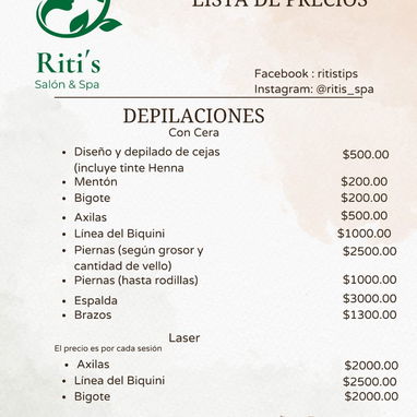 RITI'S Spa, salón Spa,  salón de belleza en Centro Habana - Img 114741587