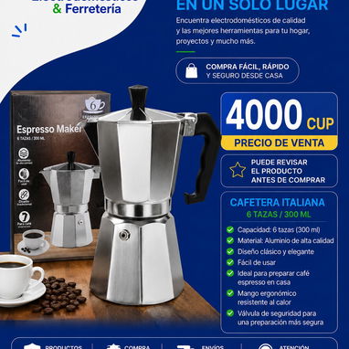 Cafeteras Convencionales 3 tazas, Cafeteras Convencionales 6 tazas - Img 125807508