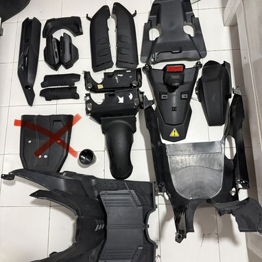 Plásticos y piezas para ava flamingo , tank,falcon y similares todo nuevo - 3/4