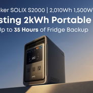 Anker SOLIX S2000. Batería LiFePO4 de 2.010 Wh. 10000 ciclos de carga o 15 anhos. - Img 57454634