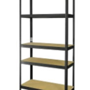 Estanteria Negra 5 Baldas 175KG C/BALDA 7HOUSE Dimensiones: 180X90X40CM Marca 7HOUSE Precio 75 usd - Img 57912038