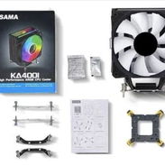 Disipador Sama Ka400i Argb Para Procesador PC fresca con un excelente sistema de refrigeración tipo torre, equipado con - Img 58002489