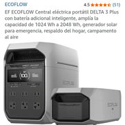 Ecoflow delta 3 plus con batería extra - Img 57923554