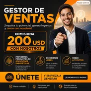 Gana Más de 200 USD al mes siendo gestor de ventas.Somos Proveedores Directos - Img 57228129
