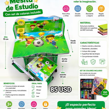 Patines, casitas, protector de cuna, escritorios y más para niñas y niños - 10/10