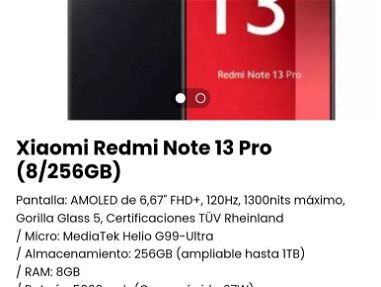 Teléfono celular XIAOMI nuevos* Redmi 9A Redmi A2+ Redmi 12 Xiaomi Redmi Note 13 Redmi Note 13R Pro - Img 67525275