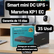 Smart mini DC UPS - Marsriva KP1 EC, Garantía de 15 días, Entrega por un mínimo costo adicional para toda La Habana - Img 57458202