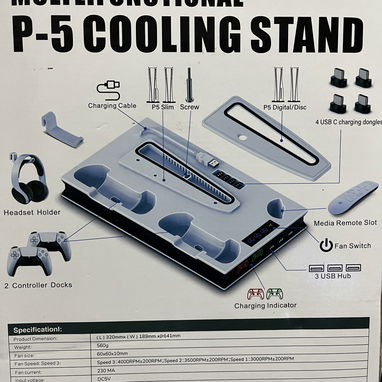 Base de carga para PS5 Fat y PS5 Slim - 2/2