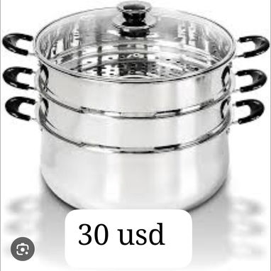 Sartén eléctrico multifuncional olla vaporera de acero - Img 125878572