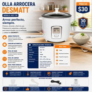 DESMATT. OLLA ARROCERA 1.8L. Factura + Garantía. - Img 56498298