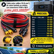☀️ CABLES SOLARES PARA ECOFLOW Y OTRAS ESTACIONES DE ENERGÍA ⚡ 🔌 Cable solar calibre 10 (6 mm²), de cobre - Img 56849328
