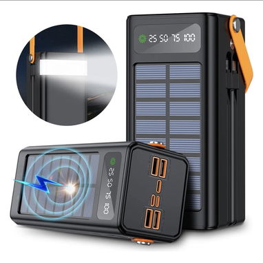 Power bank 80000 mah con Panel solar - 2/3