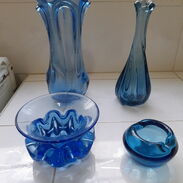 Juego de adornos de cristal azul (4 piezas) - Img 44794856