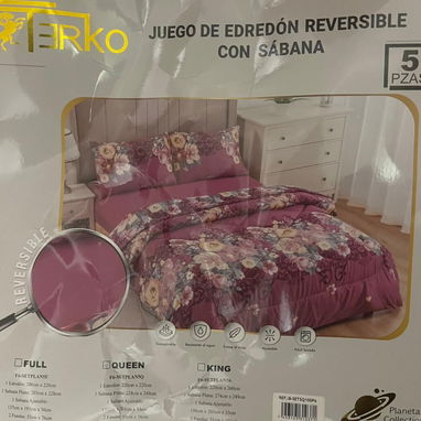 “Edredón Reversible TERKO – 5 Piezas” - Img 118821999