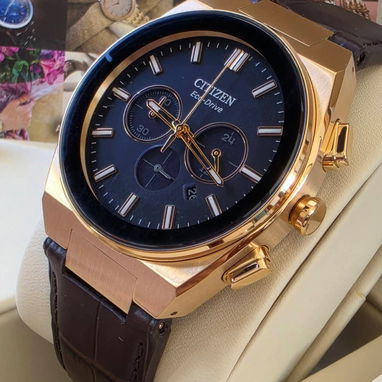 CA4583-01E citizen eco drive manilla de cuero estilo moderno y tecnología - 2/3